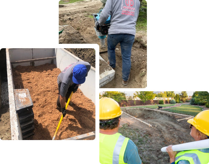 Équipe à l'oeuvre de Septique DD