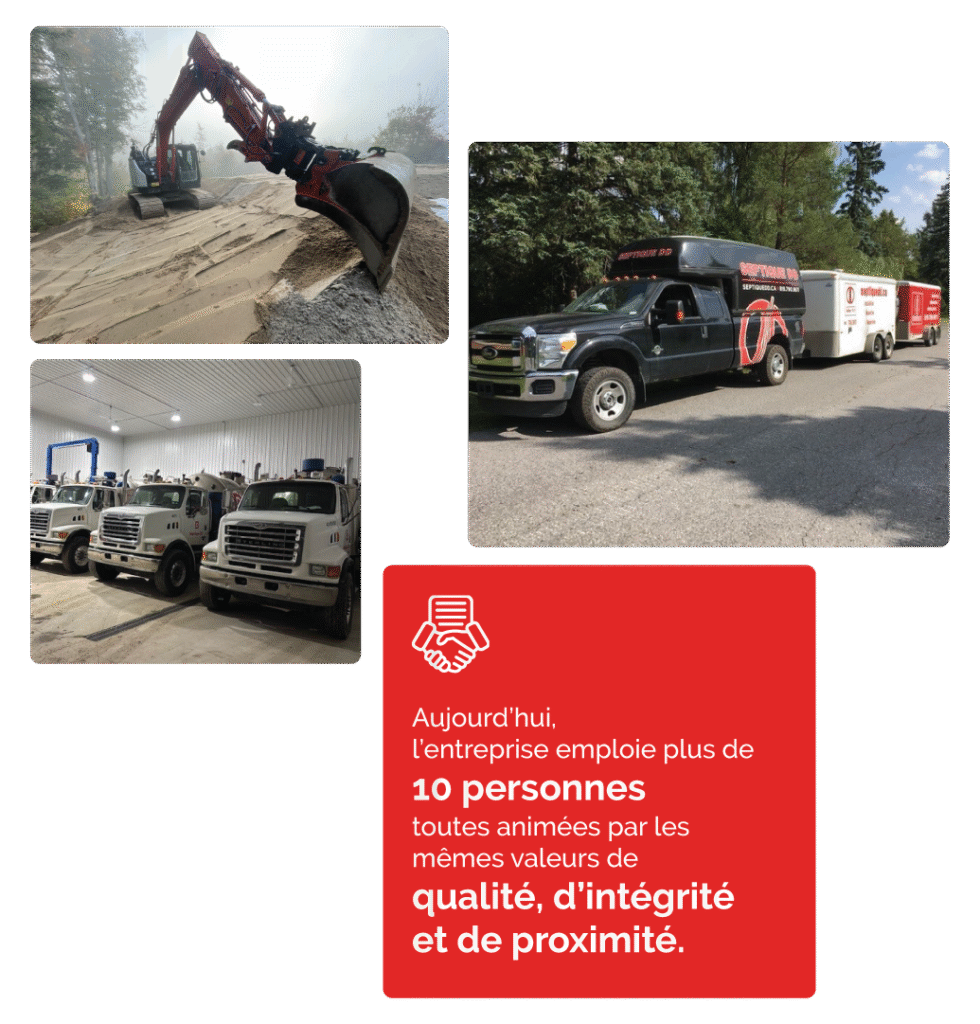 Équipements è la fine pointe de la technologie de Septique DD