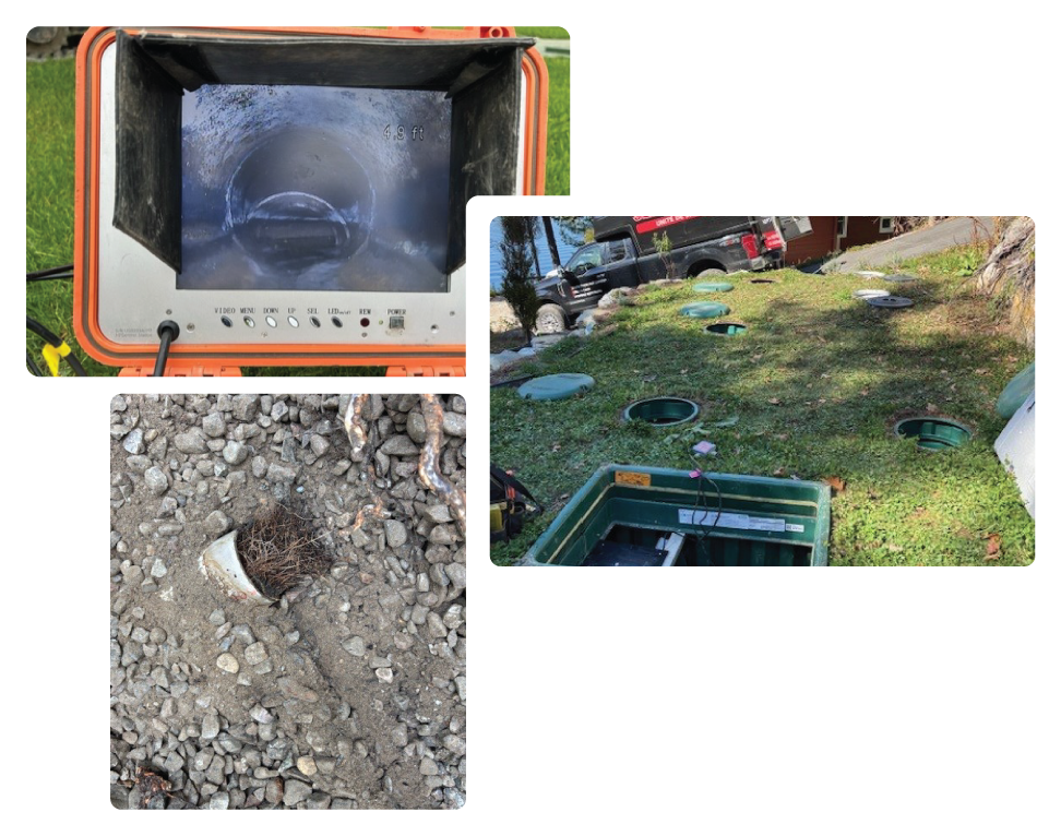 Travaux d'inspection de fosse septique par les spécialistes de Septique DD en Outaouais, Val-des-Monts